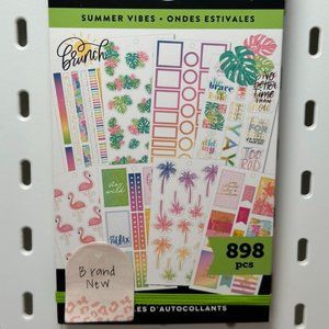 4/$45 - The Happy Planner Summer Vibes Sticker Pack  - BNWT